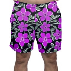 Flowers Nature Bloom Flora Bouquet Men s Shorts by Loisa77