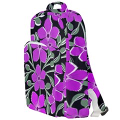 Flowers Nature Bloom Flora Bouquet Double Compartment Backpack by Loisa77