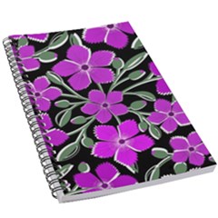 Flowers Nature Bloom Flora Bouquet 5 5  X 8 5  Notebook by Loisa77