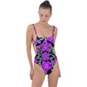 Flowers Nature Bloom Flora Bouquet Tie Strap One Piece Swimsuit View1