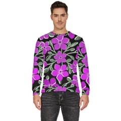 Flowers Nature Bloom Flora Bouquet Men s Fleece Sweatshirt