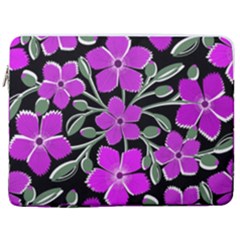 Flowers Nature Bloom Flora Bouquet 17  Vertical Laptop Sleeve Case With Pocket