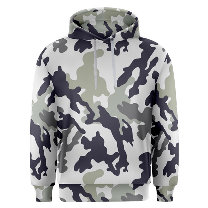 Camo Army Black White Men s Overhead Hoodie