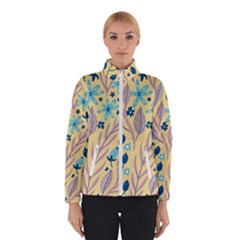 Plants Art Motif Flowers Women s Bomber Jacket