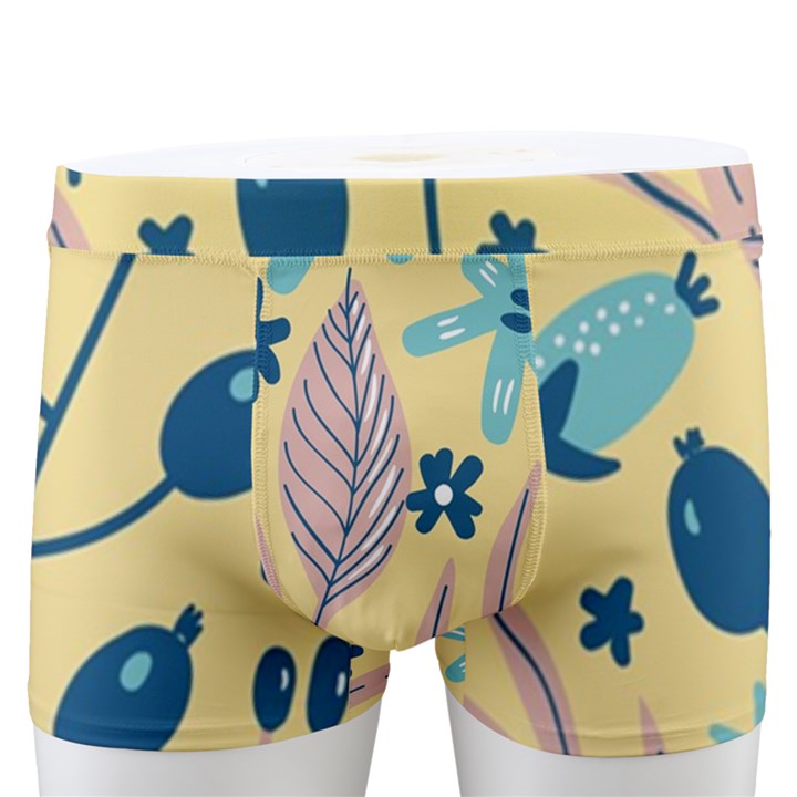 Plants Art Motif Flowers Men s Boxer Briefs