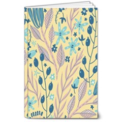 Plants Art Motif Flowers 8  X 10  Softcover Notebook by Loisa77