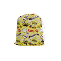 Cartoon Comics Pattern Drawstring Pouch (medium)