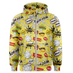 Cartoon Comics Pattern Men s Zipper Hoodie