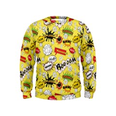 Cartoon Comics Pattern Kids  Sweatshirt