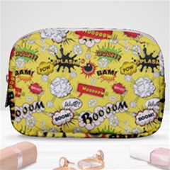 Cartoon Comics Pattern Make Up Pouch (small) by Loisa77