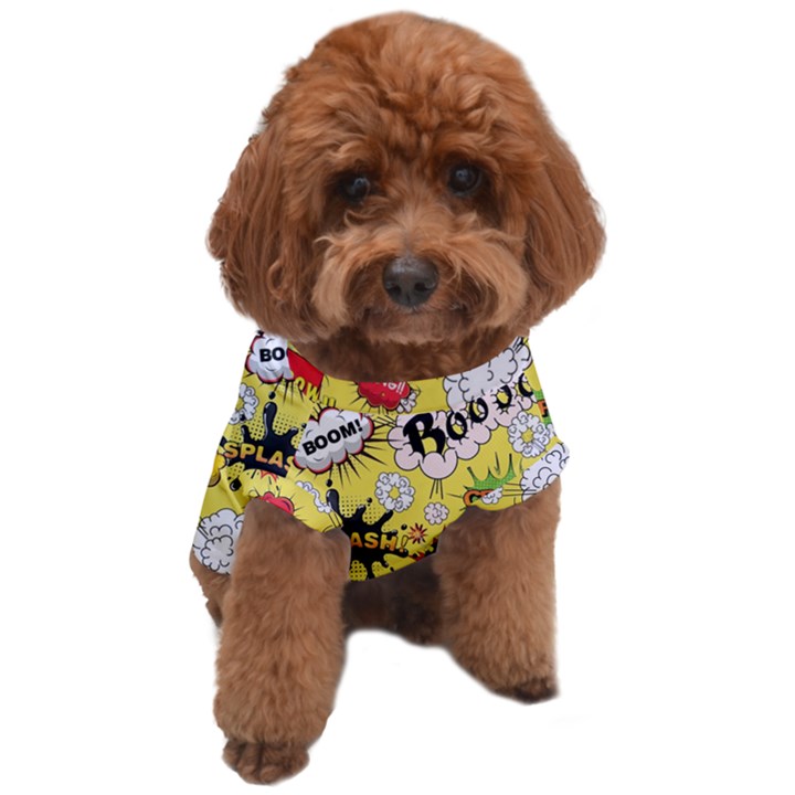 Cartoon Comics Pattern Dog T-Shirt