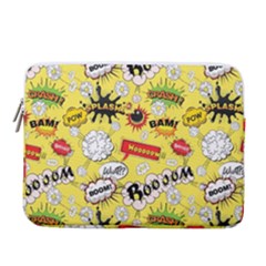 Cartoon Comics Pattern 14  Vertical Laptop Sleeve Case With Pocket by Loisa77