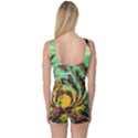 Monkey Tiger Bird Parrot Forest Jungle Style One Piece Boyleg Swimsuit View2