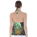 Monkey Tiger Bird Parrot Forest Jungle Style Tie Back Tankini Top View2