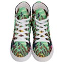 Monkey Tiger Bird Parrot Forest Jungle Style Women s Hi-Top Skate Sneakers View1