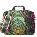 Monkey Tiger Bird Parrot Forest Jungle Style MacBook Pro 15  Shoulder Laptop Bag View3