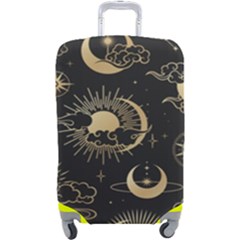 Asian Seamless Pattern With Clouds Moon Sun Stars Vector Collection Oriental Chinese Japanese Korean Luggage Cover (large) by Grandong