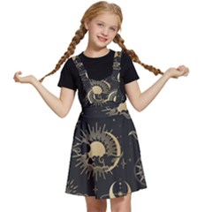 Asian Seamless Pattern With Clouds Moon Sun Stars Vector Collection Oriental Chinese Japanese Korean Kids  Apron Dress by Grandong