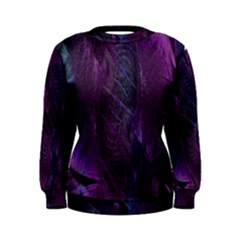 Feather Pattern Texture Form Women s Sweatshirt