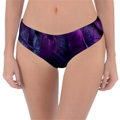 Feather Pattern Texture Form Reversible Classic Bikini Bottoms by Grandong