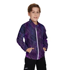 Feather Pattern Texture Form Kids  Windbreaker