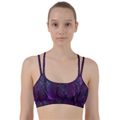 Feather Pattern Texture Form Line Them Up Sports Bra by Grandong