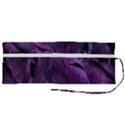 Feather Pattern Texture Form Roll Up Canvas Pencil Holder (M) View2