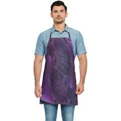 Feather Pattern Texture Form Kitchen Apron by Grandong