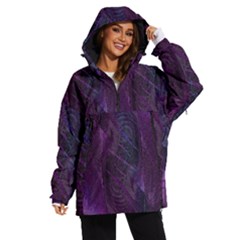 Feather Pattern Texture Form Women s Ski And Snowboard Waterproof Breathable Jacket by Grandong