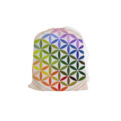 Mandala Rainbow Colorful Drawstring Pouch (medium)