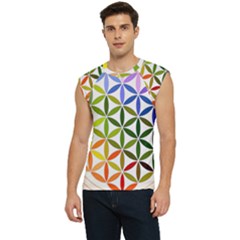 Mandala Rainbow Colorful Men s Raglan Cap Sleeve T-shirt