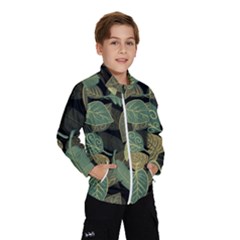 Autumn Fallen Leaves Dried Leaves Kids  Windbreaker