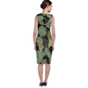 Autumn Fallen Leaves Dried Leaves Classic Sleeveless Midi Dress View2