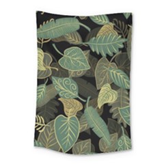 Autumn Fallen Leaves Dried Leaves Small Tapestry