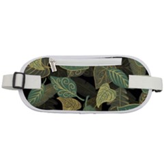 Autumn Fallen Leaves Dried Leaves Rounded Waist Pouch