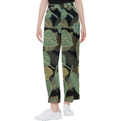 Autumn Fallen Leaves Dried Leaves Women s Pants  by Grandong