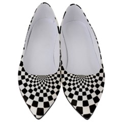 Geomtric Pattern Illusion Shapes Women s Low Heels