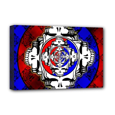 The Grateful Dead Deluxe Canvas 18  X 12  (stretched) by Grandong