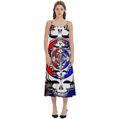 The Grateful Dead Casual Spaghetti Strap Midi Dress by Grandong