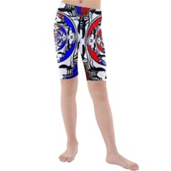 The Grateful Dead Kids  Mid Length Swim Shorts by Grandong