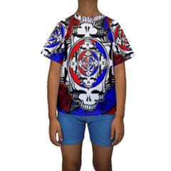 The Grateful Dead Kids  Short Sleeve Swimwear by Grandong