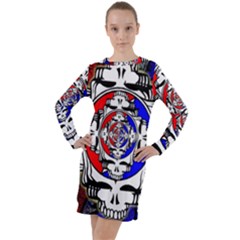 The Grateful Dead Long Sleeve Hoodie Dress