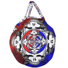 The Grateful Dead Giant Round Zipper Tote by Grandong