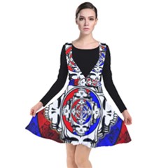 The Grateful Dead Plunge Pinafore Dress by Grandong