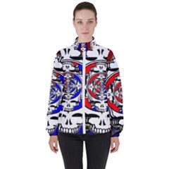 The Grateful Dead Women s High Neck Windbreaker by Grandong