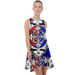 The Grateful Dead Frill Swing Dress by Grandong