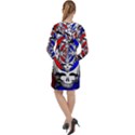 The Grateful Dead Long Sleeve Hoodie Dress View2