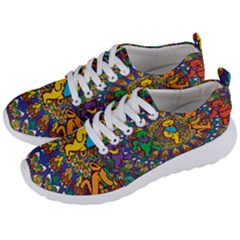 Dead Dancing Bears Grateful Dead Pattern Men s Lightweight Sports Shoes by Grandong