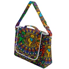 Dead Dancing Bears Grateful Dead Pattern Box Up Messenger Bag by Grandong