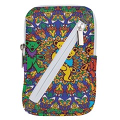 Dead Dancing Bears Grateful Dead Pattern Belt Pouch Bag (large) by Grandong